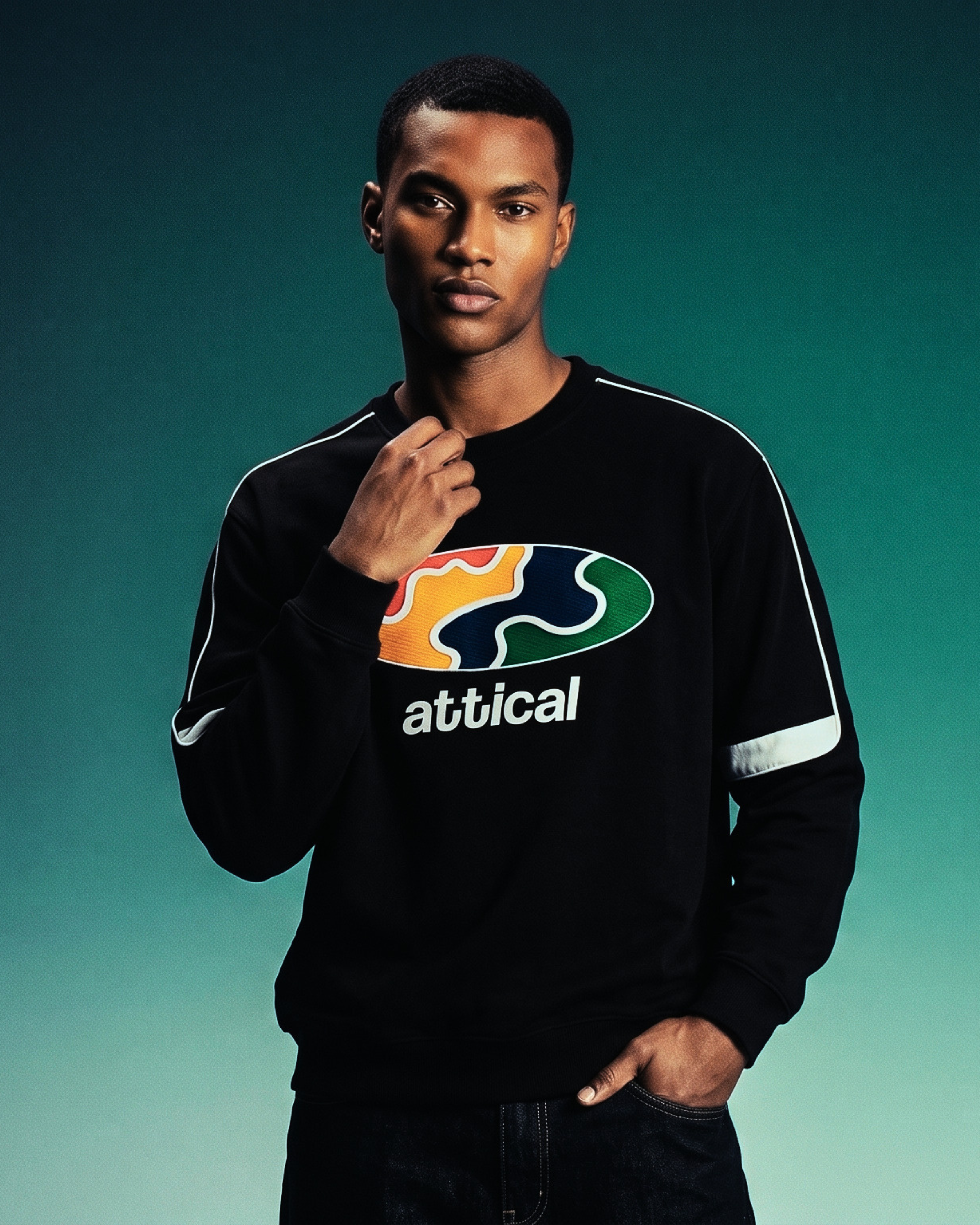 Crewneck Taped Sweatshirt