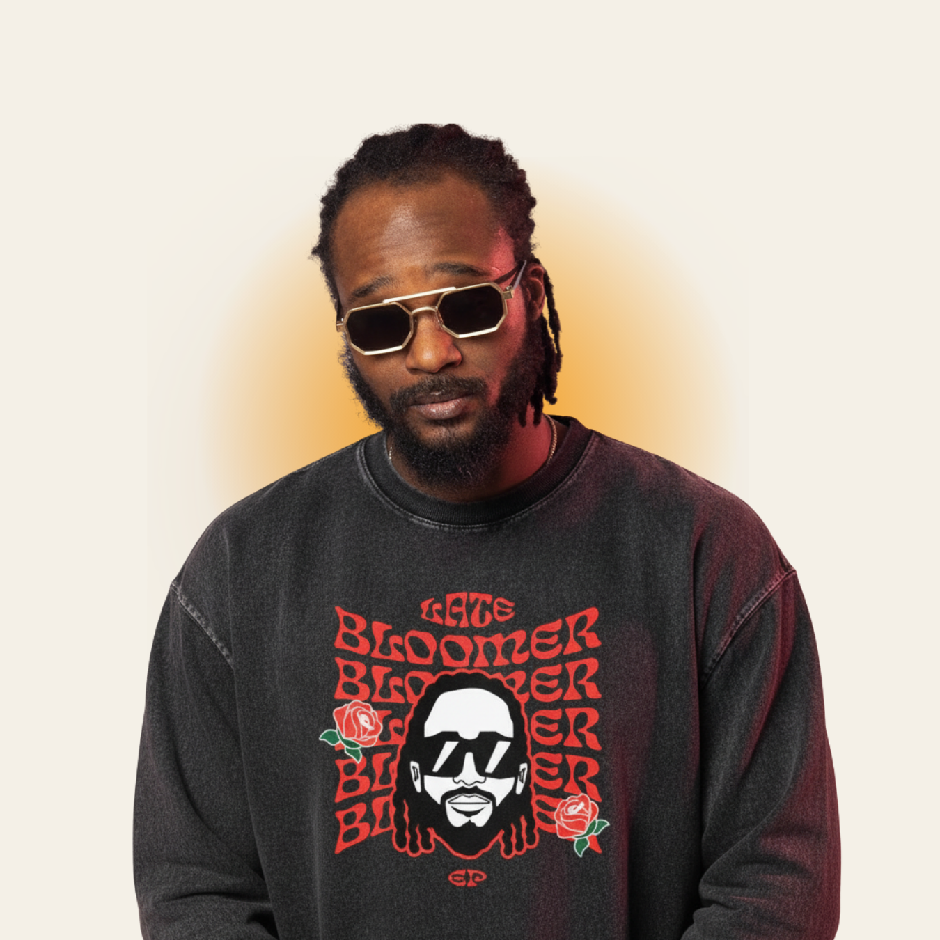 Late Bloomer Acid Wash Sweatshirt