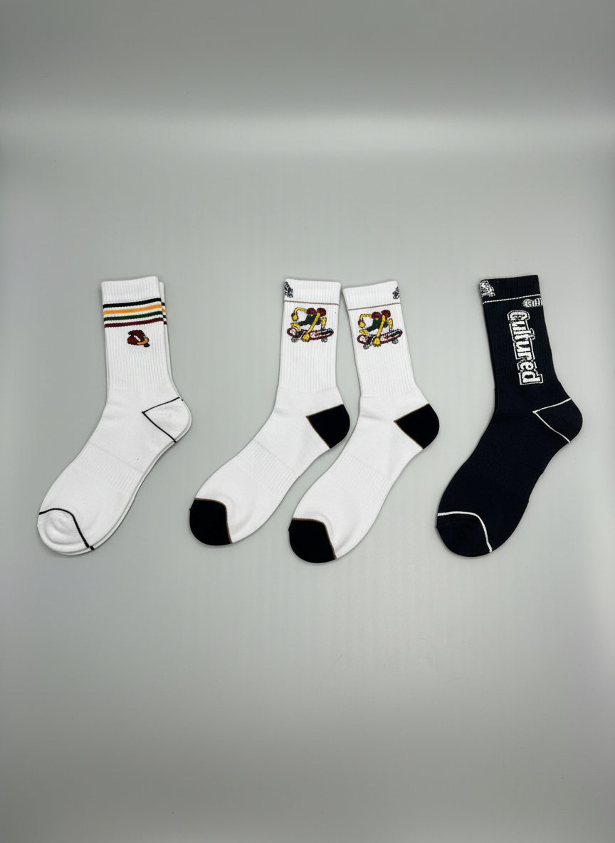 3 Pack Culture Essential Socks