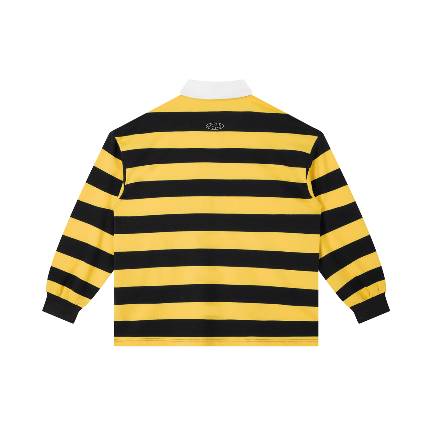 Stripe Polo Shirt Yellow and Blue